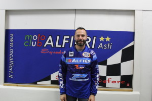 Christian Natta con la nuova maglia dell'Alfieri